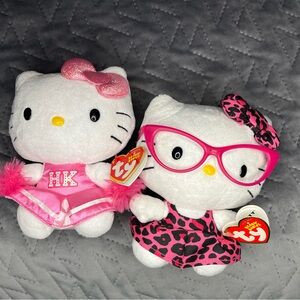 Hello Kitty Plush Beanie Babies Set